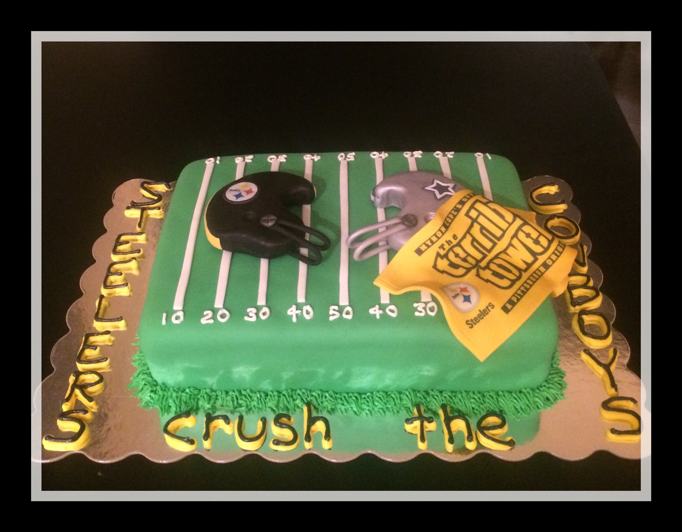 This great birthday cake I was suprised with today : r/steelers
